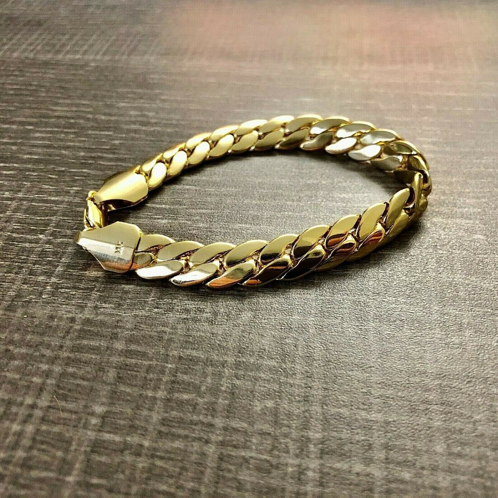 14kt Gold Stamped 9 Bracelet